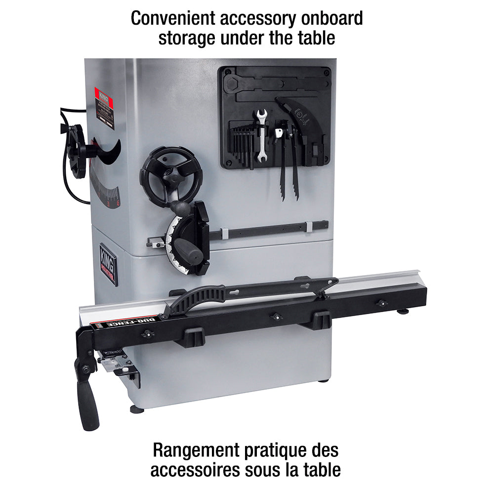 Cabinet table saw 10'' KC-10HCX - King