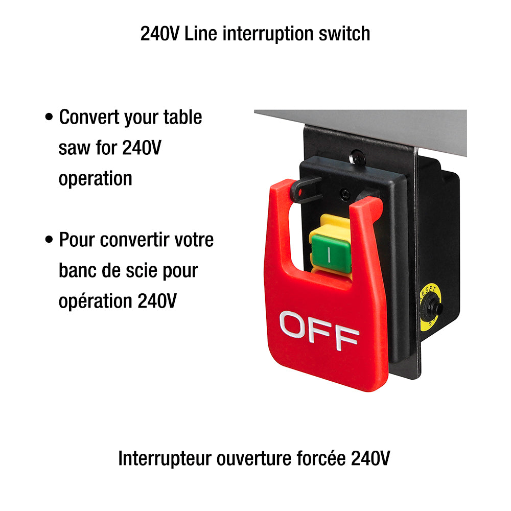 Cabinet table saw 10'' KC-10HCX - King