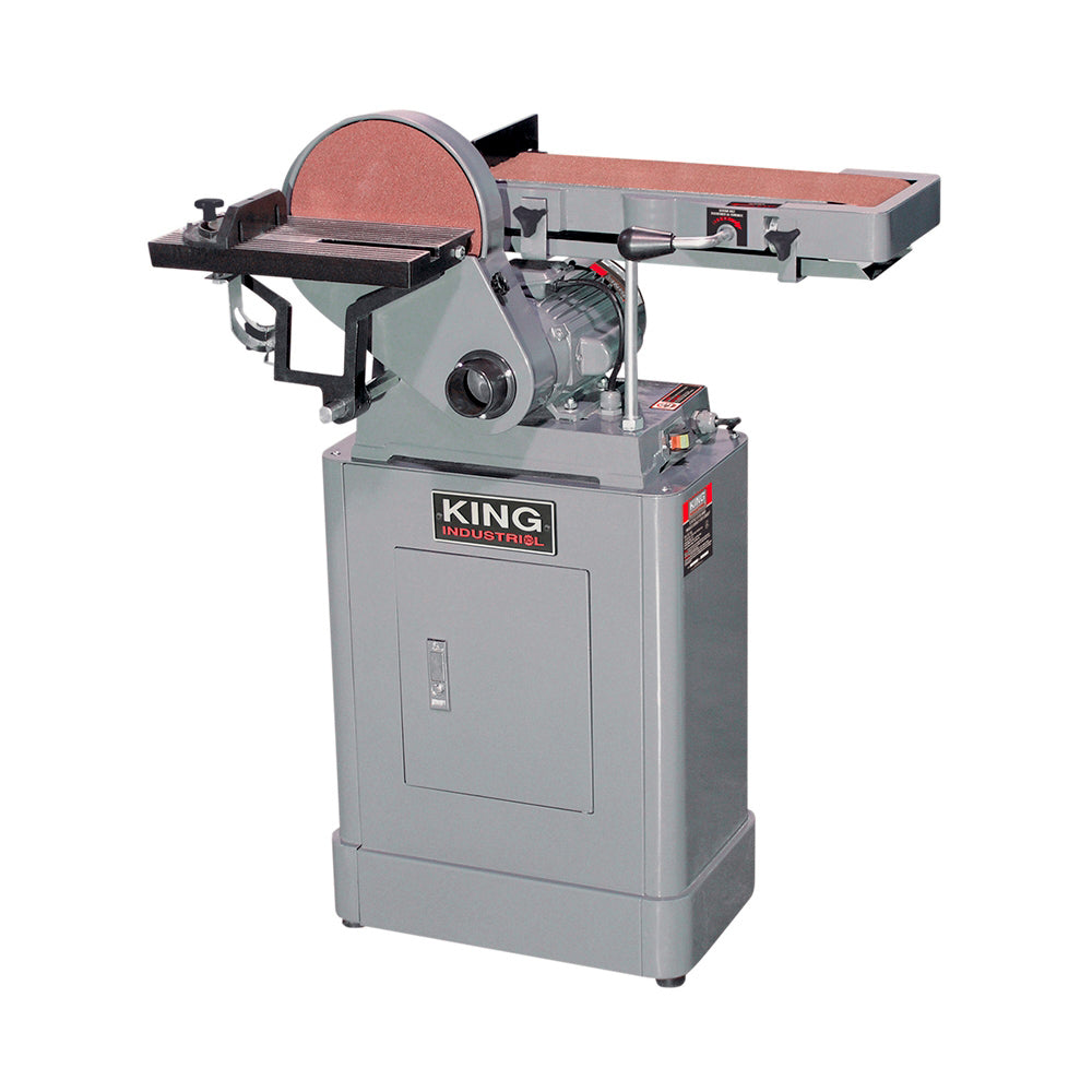 Disc sander 6" x 48" belt & 9" KC-760l - King