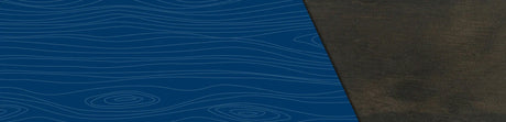 Texture de bois foncé et motif bleu avec lignes imitant les veines du bois