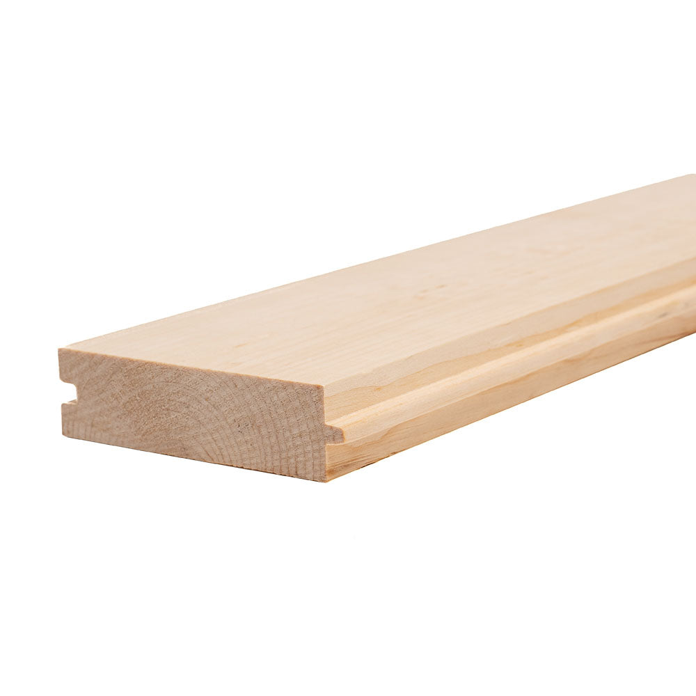 Knotty White Pine Balcony Tongue and Groove Plank 1 3/16" x 4 1/4"
