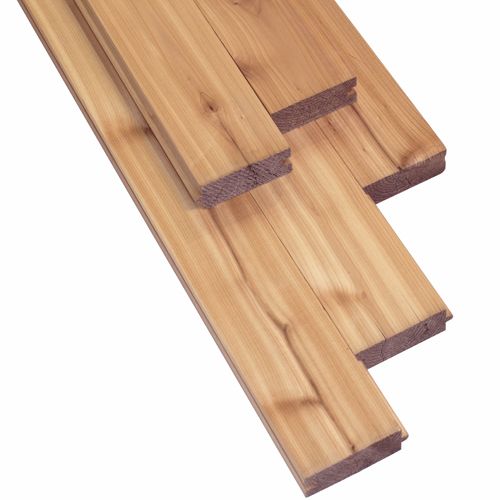 Knotty Red Cedar Porch Decking Tongue and Groove Plank 