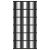 Treillis Barrette contemporain 4' x 8' PVC noir