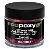 Paillettes de couleur en Polyester - EcoPoxy