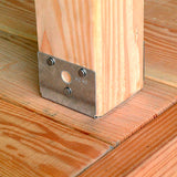 Demi-base de poteau pour 4"x4" #BC40Z