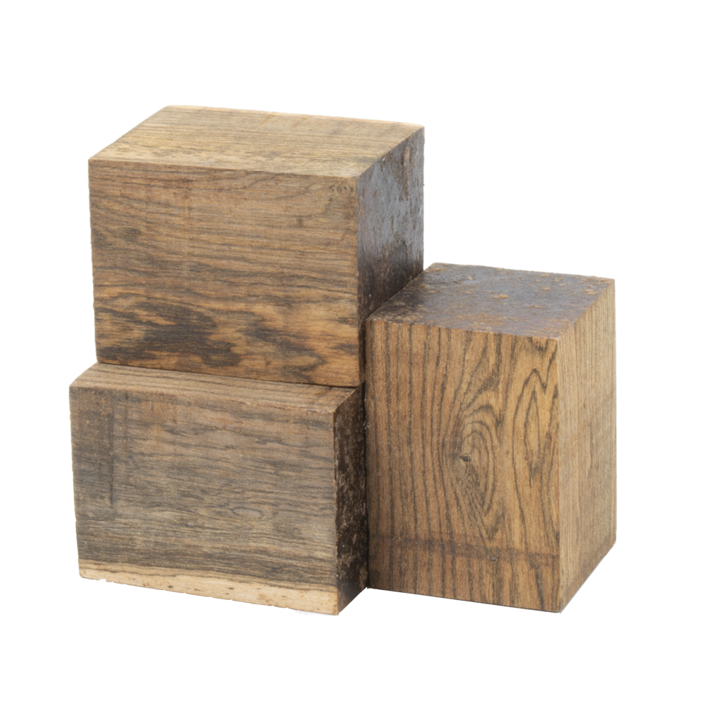Bocote wine stopper blank 2" x 2" x 2-1/2" 