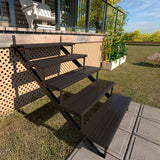 Black aluminum stair tread Collection 11 - Pylex 