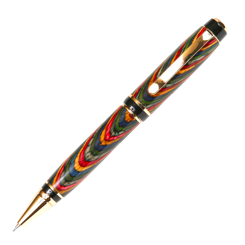 Ensemble de 6 blocs crayon laminé couleurs assorties 5/8'' x 5/8'' x 5''