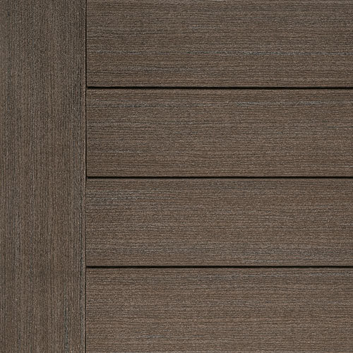 Planche de terrasse rainurée en Composite 1" x 6" TimberTech Prime+ - Dark Cocoa