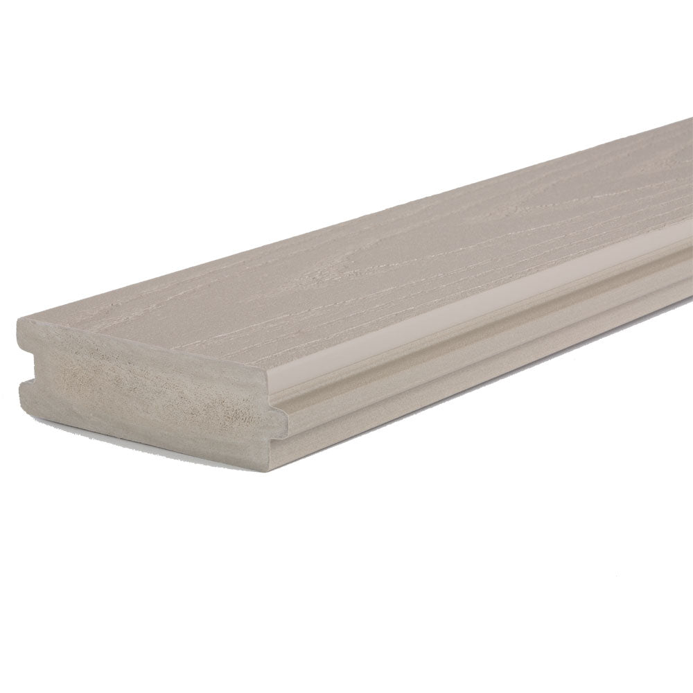 Composite Balcony Tongue and Grooved Board 1" x 3 1/8" x 16' - Azek Slate Gray
