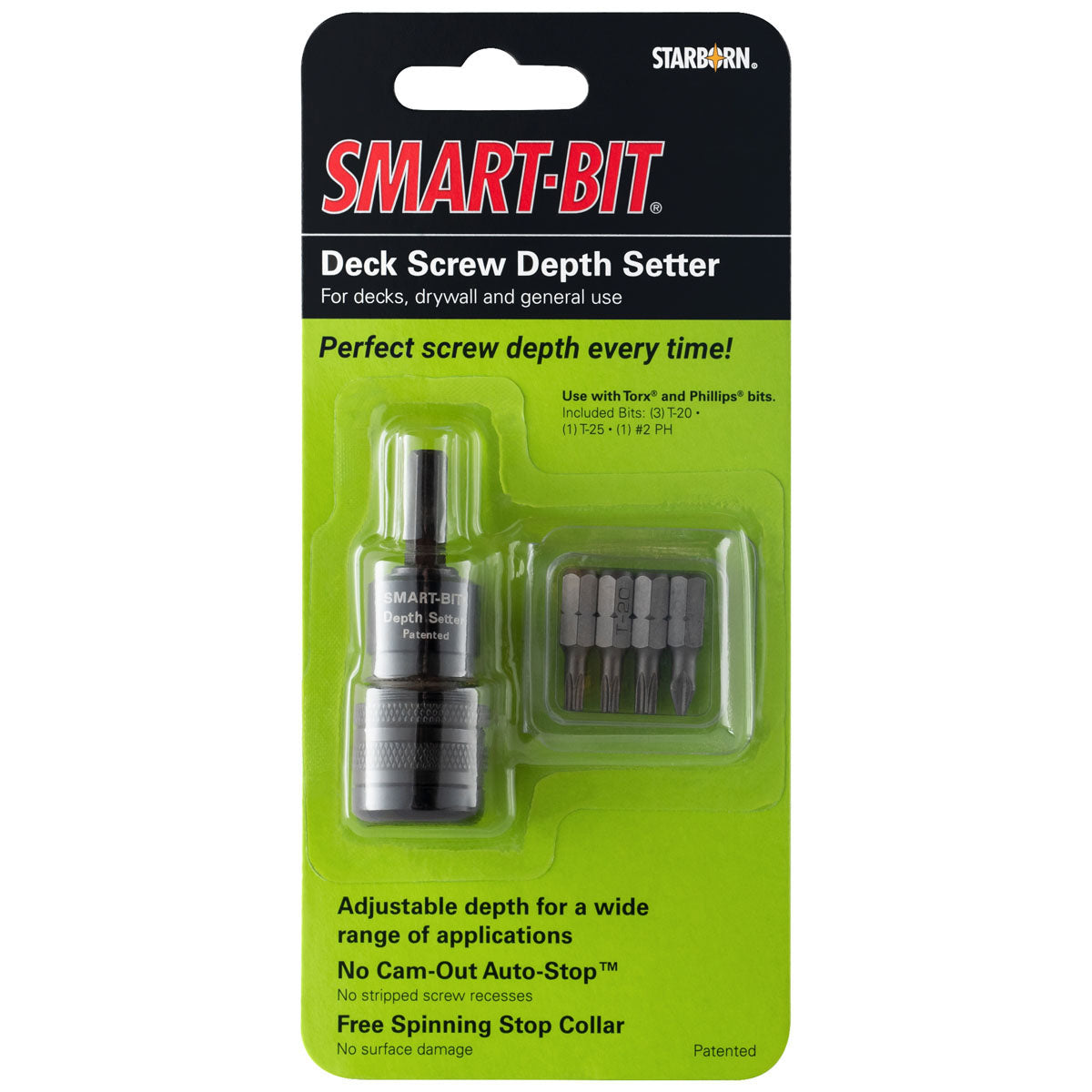 Outil de réglage de profondeur de vis Smart-Bit