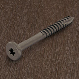 Fiberon fascia screw carbon/epoxy 1 7/8’’-#9 (100 pieces) - Chocolate #71