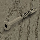 Vis carbone/époxy pour fascia Fiberon 1-7/8" - #9 (100/pqt) - Gray #37