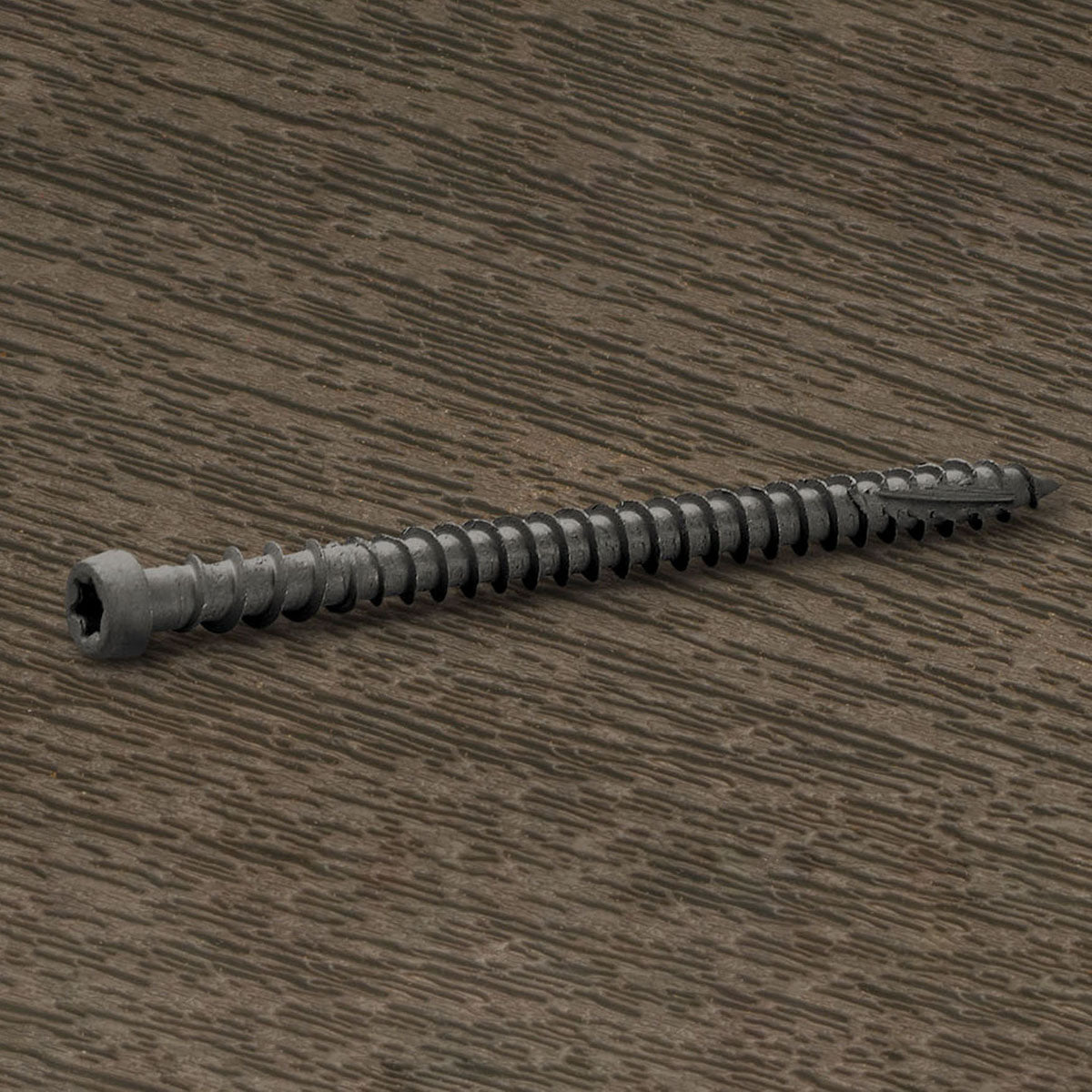Cap-Tor XD deck screw 2 ¾’’ - #10 carbon epoxy (100 pieces) - Dark Gray #53
