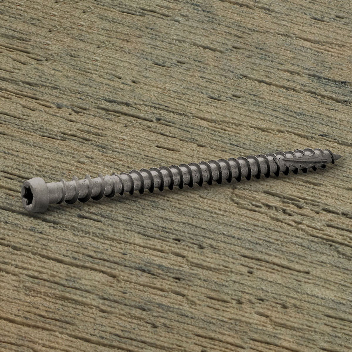 Cap-Tor XD deck screw 2 ¾’’ - #10 carbon epoxy (100 pieces) - Warm Gray #54
