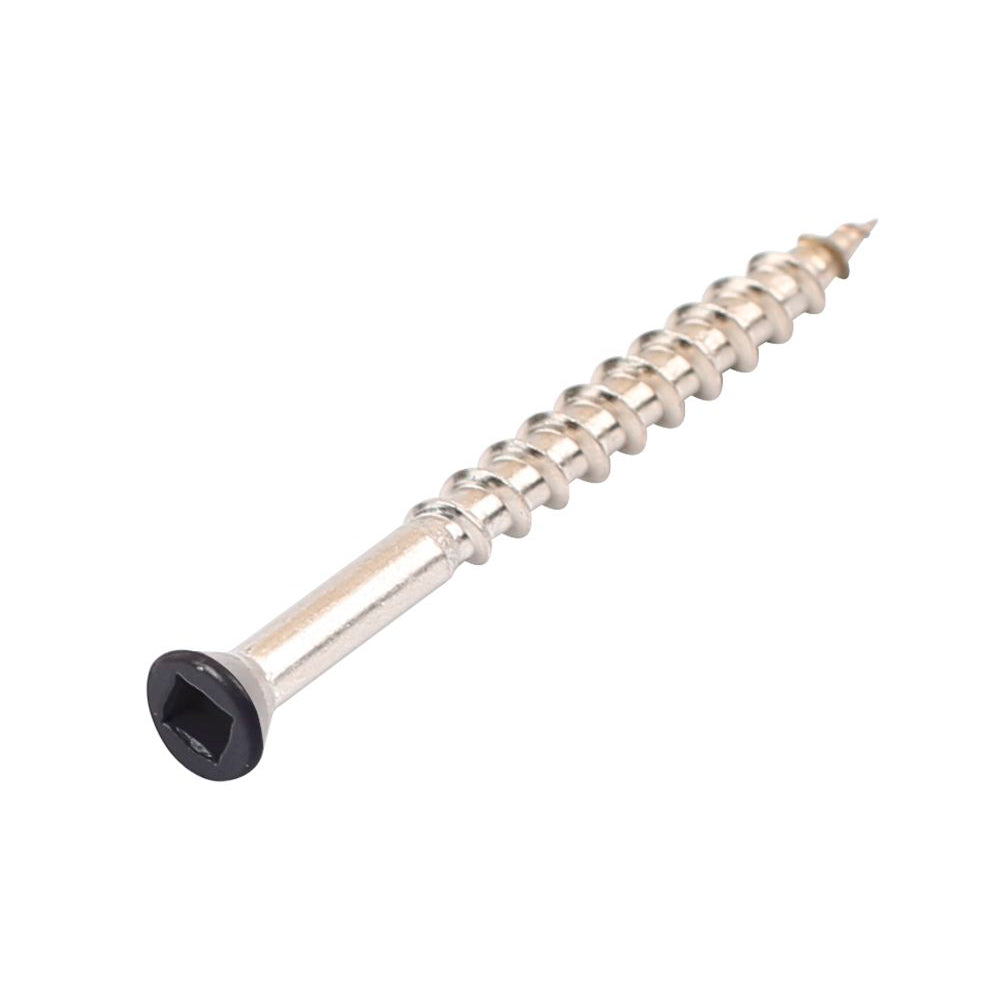Stainless Square Head Screw #8 x 2’’ 100/box - NewTechWood