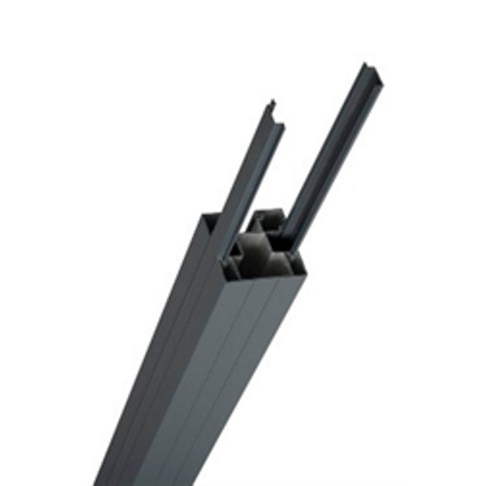 Felicity fence post 96’’ aluminum dark gray - Leadvision