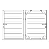 Felicity fence gate 60" x 72" - Leadvision
