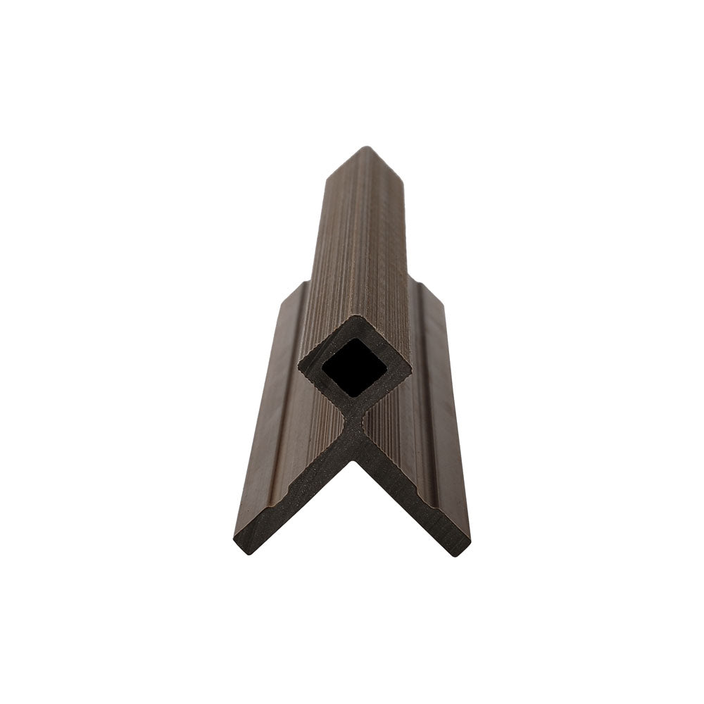 Bordure de coin extérieur 3"x3.1"x16’ #UH51 (pour #UH61) Ipé