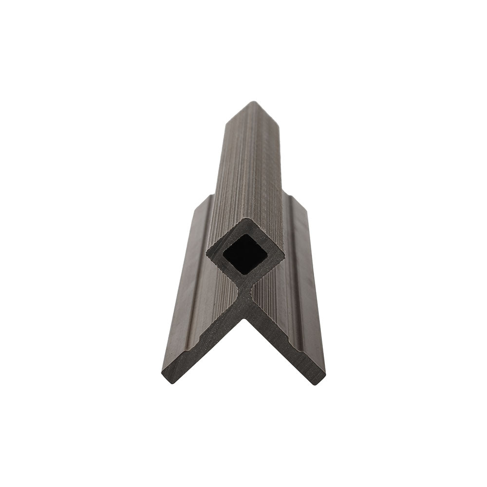 Bordure de coin extérieur 3"x3.1"x16’ #UH51 (pour #UH61) Gris argenté