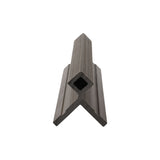 Bordure de coin extérieur 3"x3.1"x16’ #UH51 (pour #UH61) Gris argenté