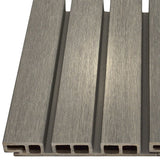 Revêtement en composite Belge #UH58 - 1’’ x 7.7’’ Gris argenté