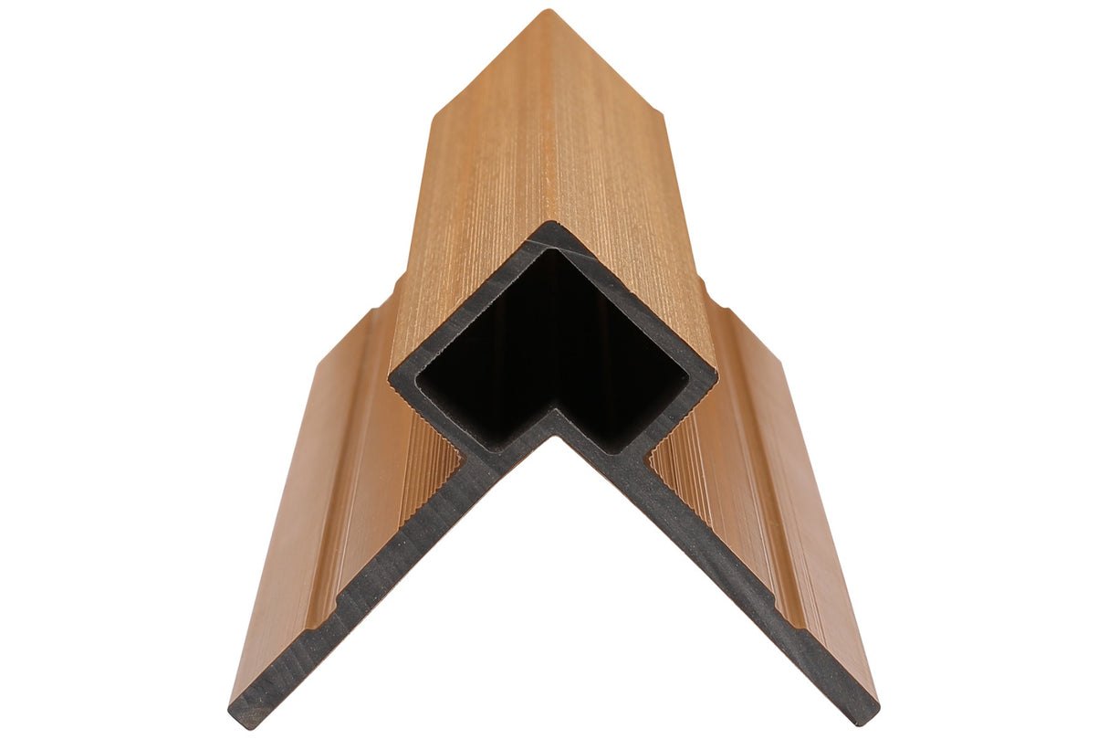 Exterior Corner Trim 3"x3.1"x16’ #UH60 (for #UH58) Teak