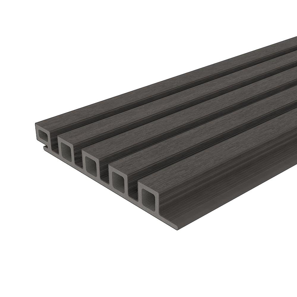 Composite Norvegian Siding #UH61 - 1’’ x 7.7’’ Silver Gray