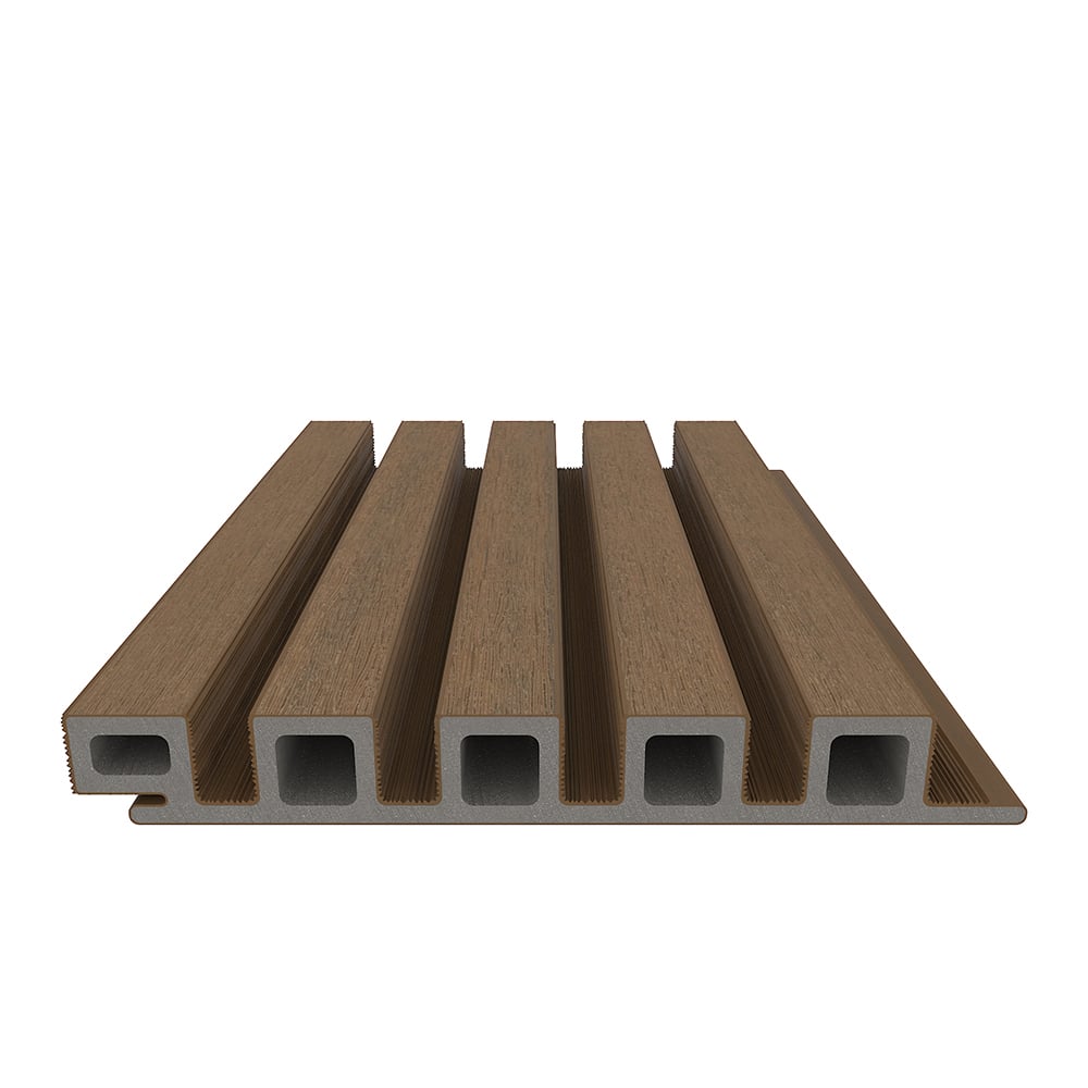 Composite Norvegian Siding #UH61 - 1’’ x 7.7’’ Teak
