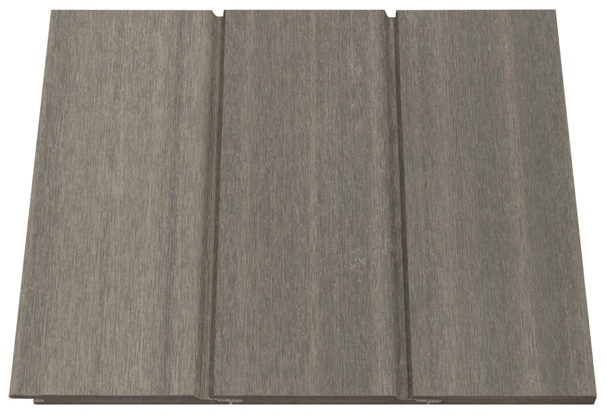 Revêtement en composite à clin #US31 - 1/2’’ x 5 1/2’’ Gris argenté