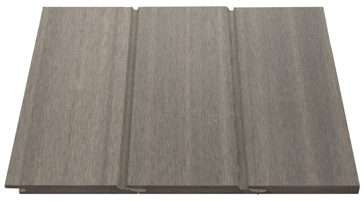 Revêtement en composite à clin #US31 - 1/2’’ x 5 1/2’’ Gris argenté