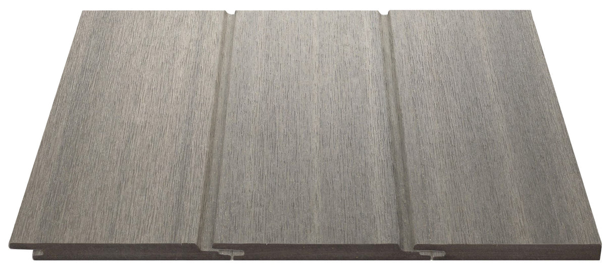 Revêtement en composite à clin #US31 - 1/2’’ x 5 1/2’’ Gris argenté