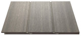 Revêtement en composite à clin #US31 - 1/2’’ x 5 1/2’’ Gris argenté