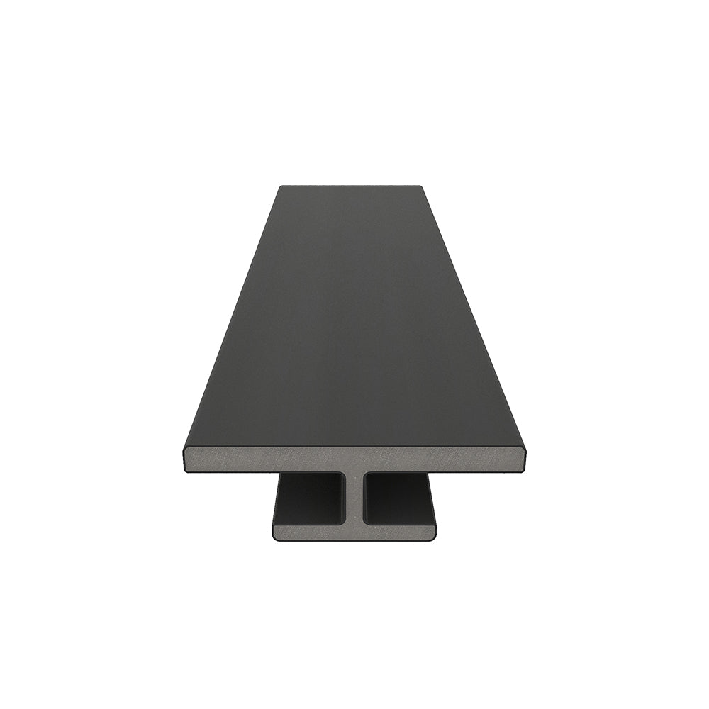 Bordure en H 7/8" x 3 " x 16’ #US45 (pour #US31 ou #UH67) Charbon
