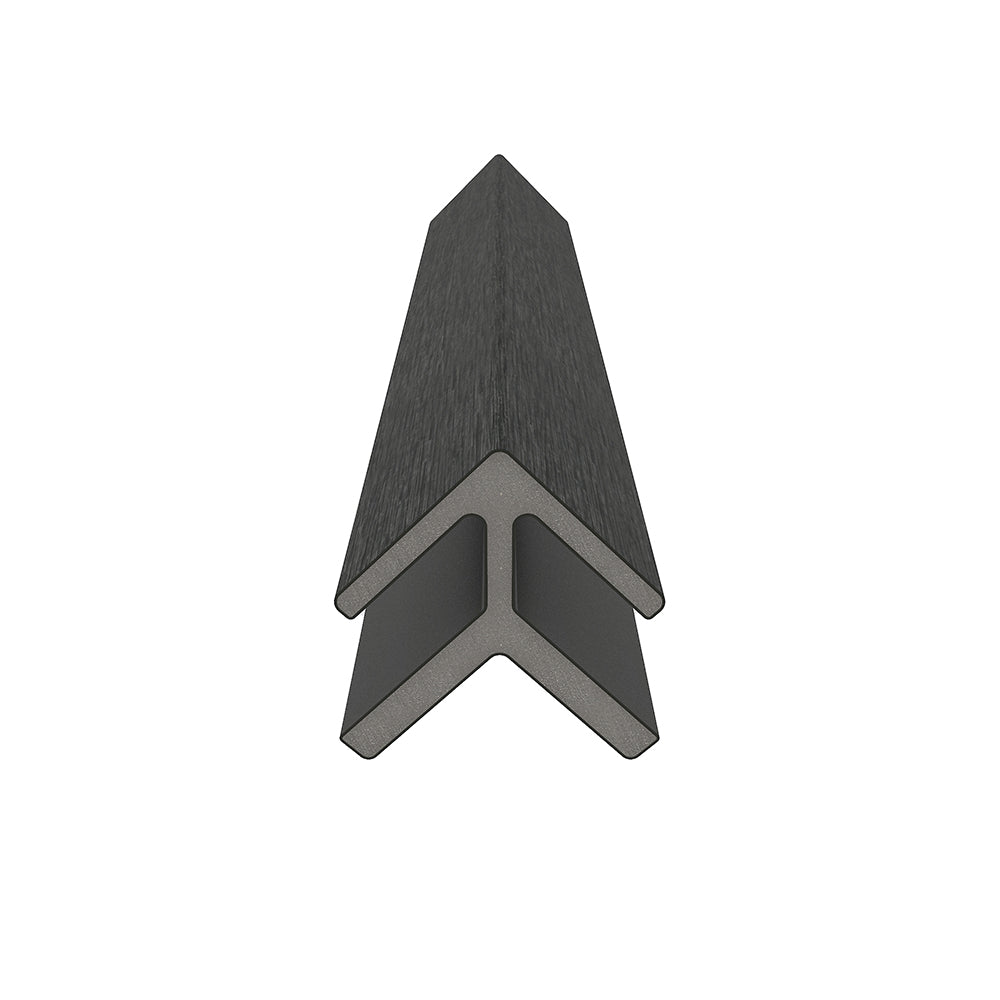 Bordure de coin extérieur 2 1/4" x  2 1/4" x 16’ #US46 (pour #US31 ou #UH67) Charbon