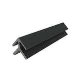 Bordure de coin extérieur 2 1/4" x  2 1/4" x 16’ #US46 (pour #US31 ou #UH67) Ébène
