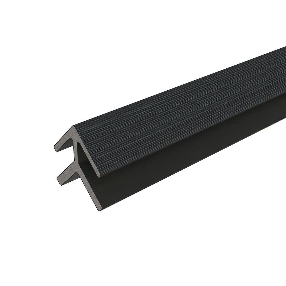 Bordure de coin extérieur 2 1/4" x  2 1/4" x 16’ #US46 (pour #US31 ou #UH67) Ébène