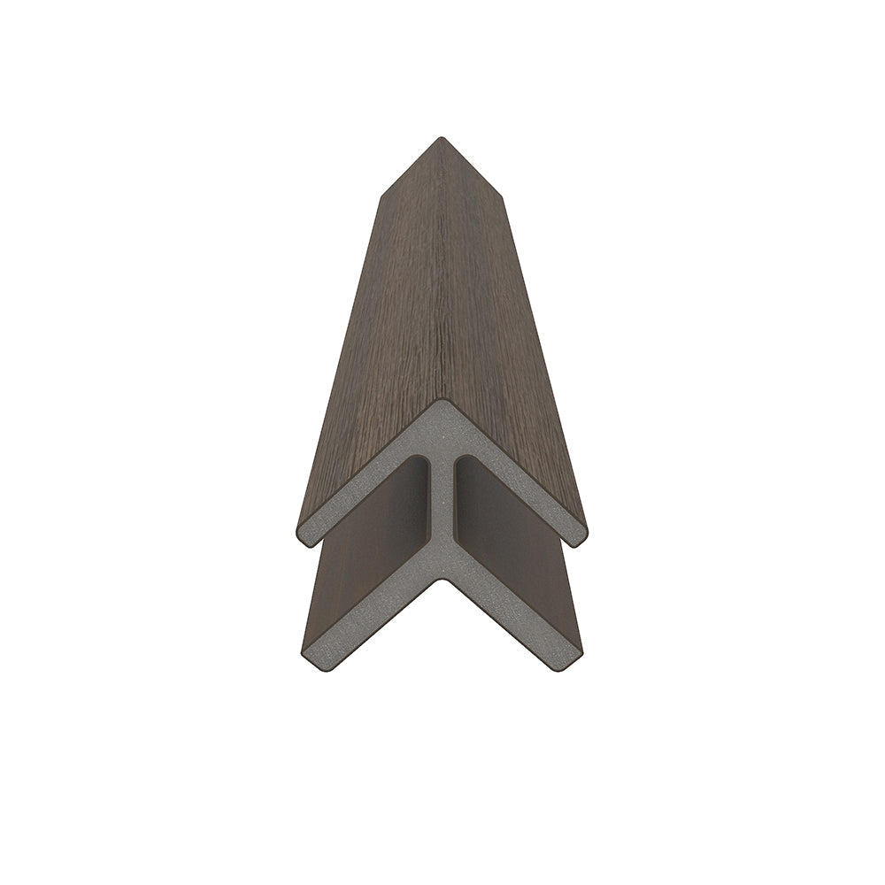 Bordure de coin extérieur 2 1/4" x  2 1/4" x 16’ #US46 (pour #US31 ou #UH67) Ipé