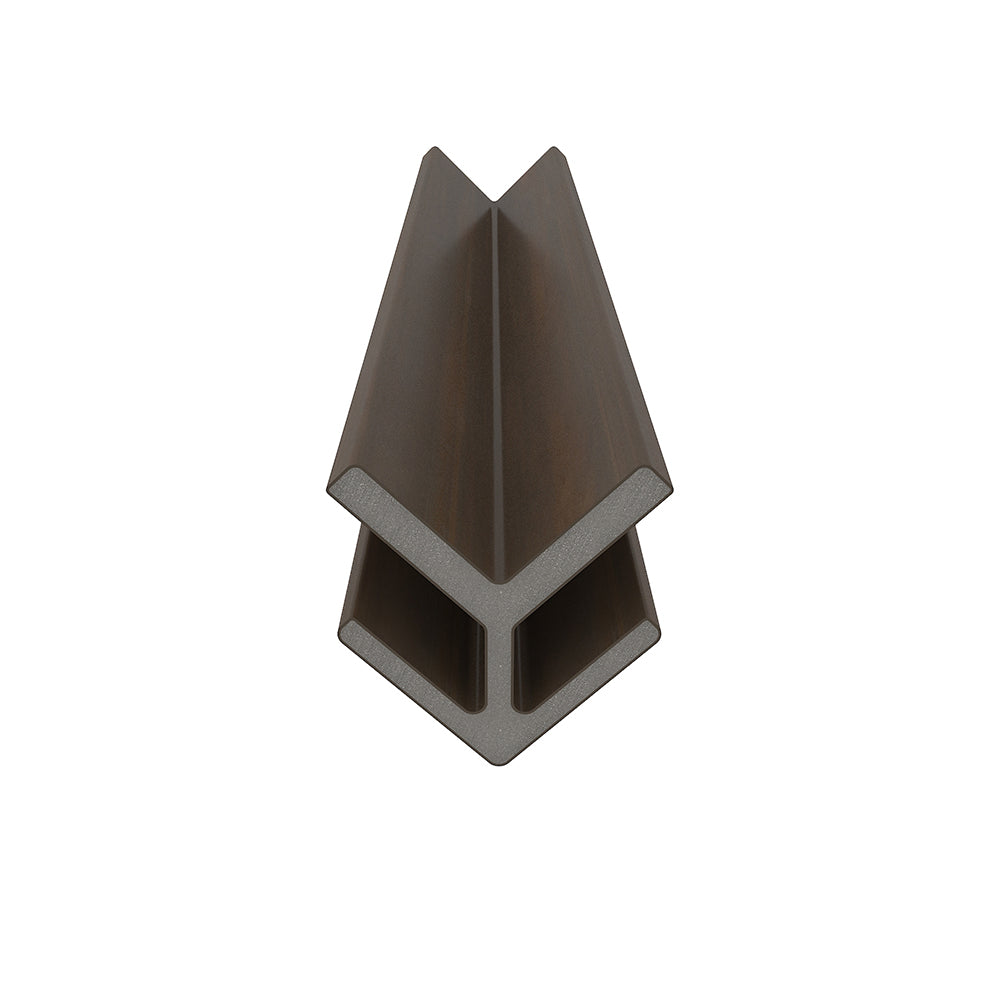 Bordure de coin extérieur 2 1/4" x  2 1/4" x 16’ #US46 (pour #US31 ou #UH67) Ipé