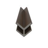 Bordure de coin extérieur 2 1/4" x  2 1/4" x 16’ #US46 (pour #US31 ou #UH67) Ipé