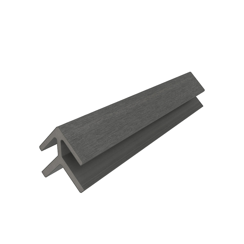 Bordure de coin extérieur 2 1/4" x  2 1/4" x 16’ #US46 (pour #US31 ou #UH67) Gris argenté