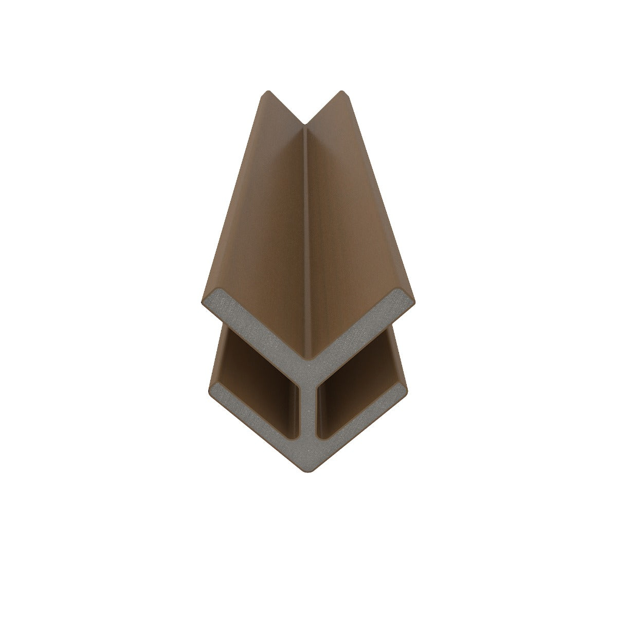 Bordure de coin extérieur 2 1/4" x  2 1/4" x 16’ #US46 (pour #US31 ou #UH67) Teck