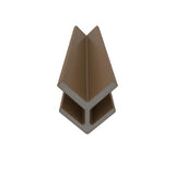 Bordure de coin extérieur 2 1/4" x  2 1/4" x 16’ #US46 (pour #US31 ou #UH67) Teck