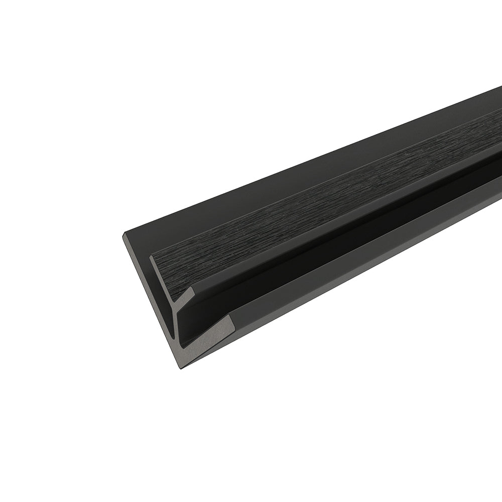 Bordure de coin intérieur 2 3/4" x 2 3/4" x 16’ #US47 (pour #US31 ou #UH67) Charbon