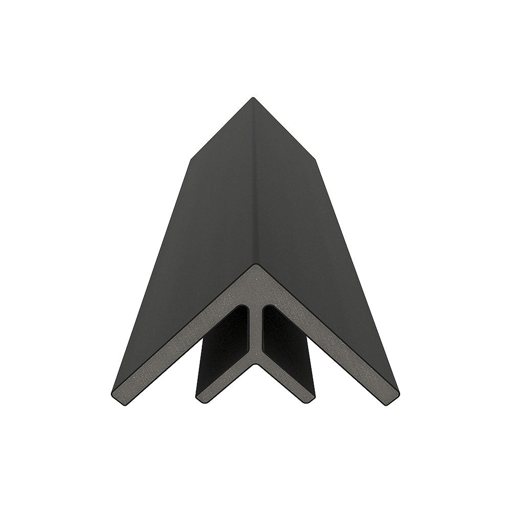Bordure de coin intérieur 2 3/4" x 2 3/4" x 16’ #US47 (pour #US31 ou #UH67) Ébène