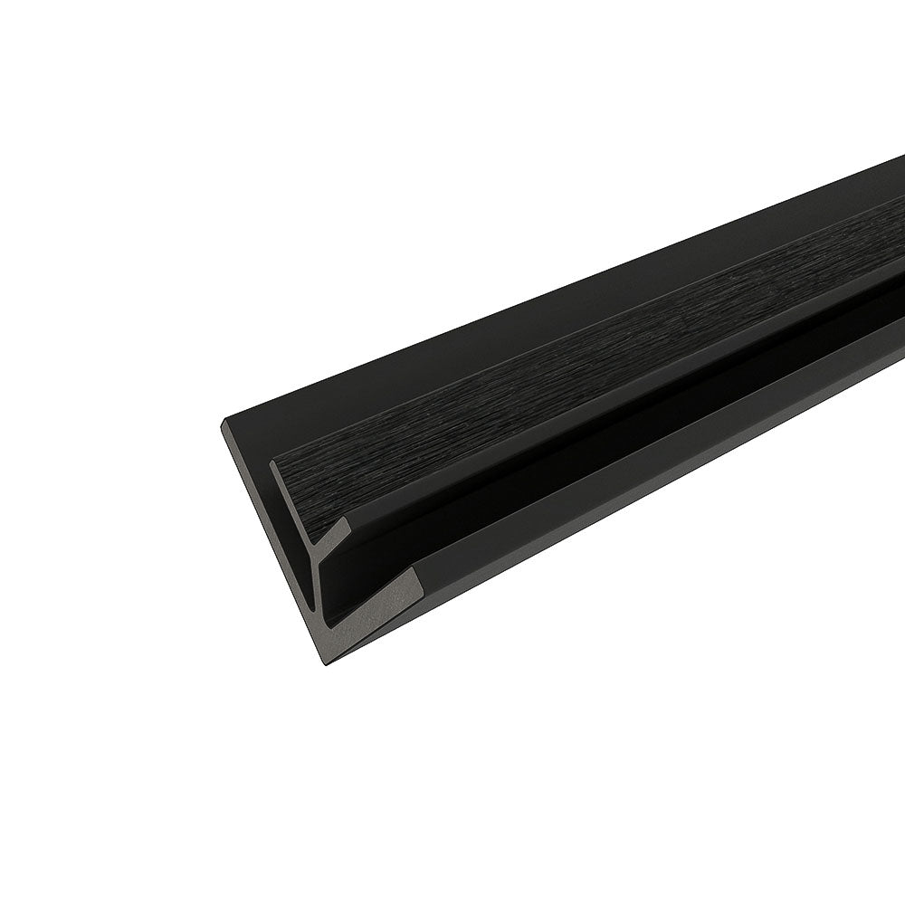 Bordure de coin intérieur 2 3/4" x 2 3/4" x 16’ #US47 (pour #US31 ou #UH67) Ébène