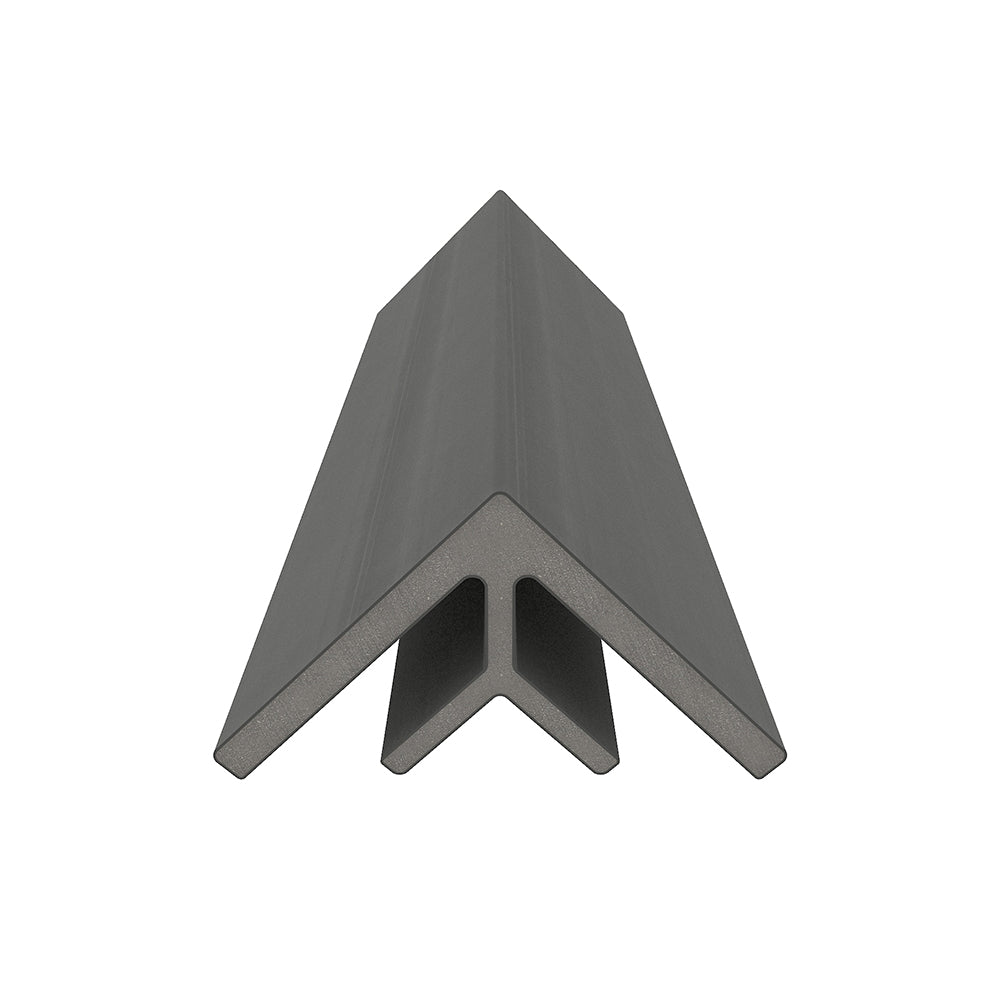 Bordure de coin intérieur 2 3/4" x 2 3/4" x 16’ #US47 (pour #US31 ou #UH67) Gris argenté