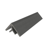 Bordure de coin intérieur 2 3/4" x 2 3/4" x 16’ #US47 (pour #US31 ou #UH67) Gris argenté