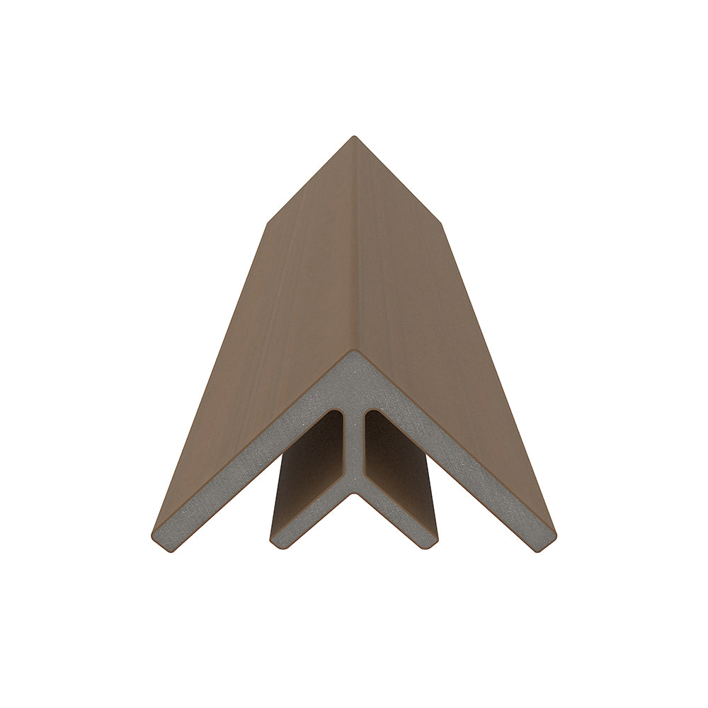 Bordure de coin intérieur 2 3/4" x 2 3/4" x 16’ #US47 (pour #US31 ou #UH67) Teck