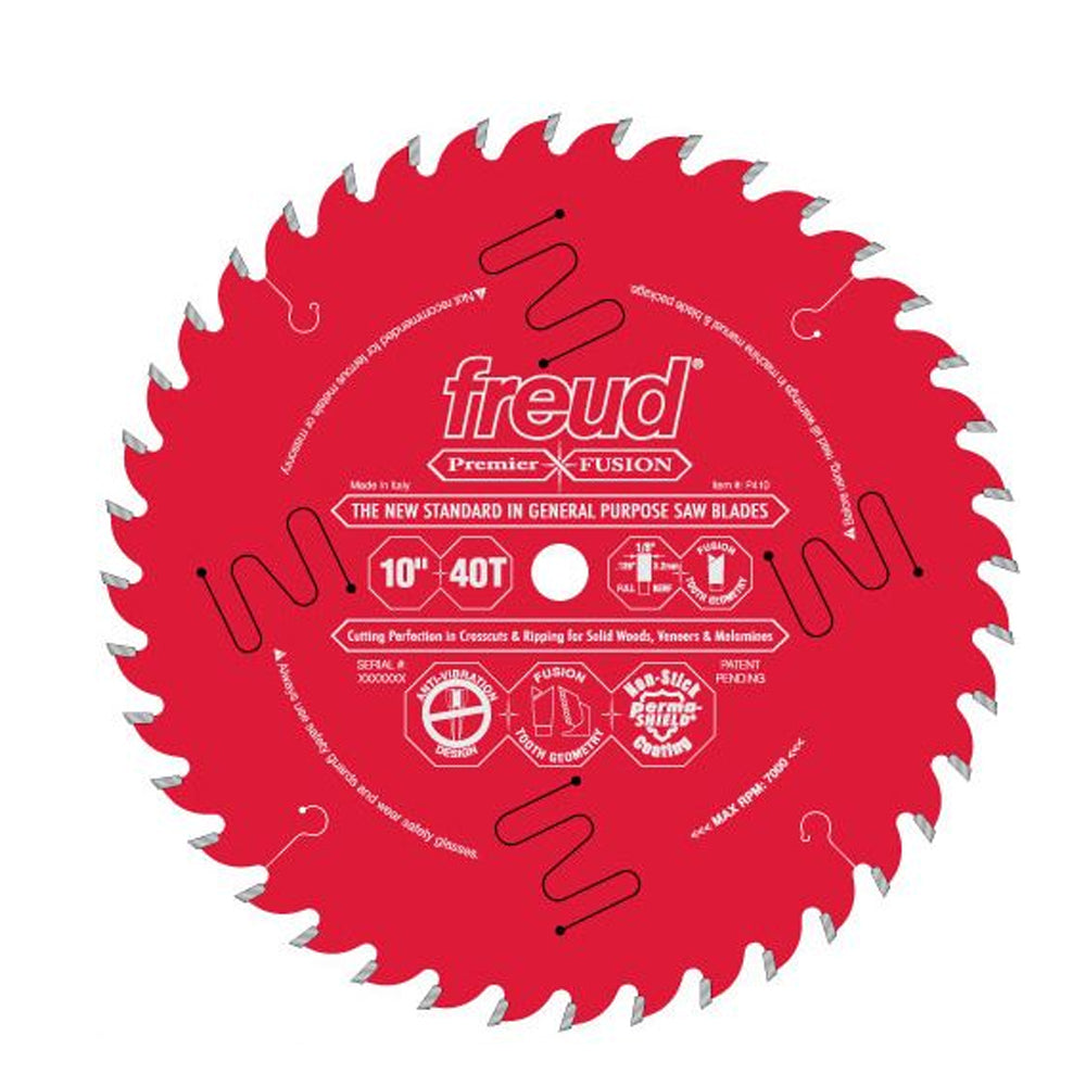 Lame tout usage "Premier Fusion" LU99MP410C 10" x 40d - Freud
